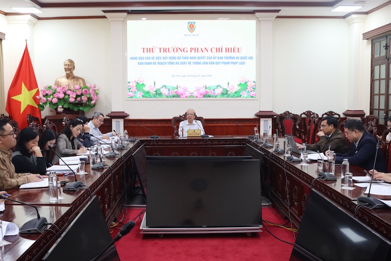 Lần đầu tiên sẽ rà soát tổng thể, đồng bộ hệ thống pháp luật